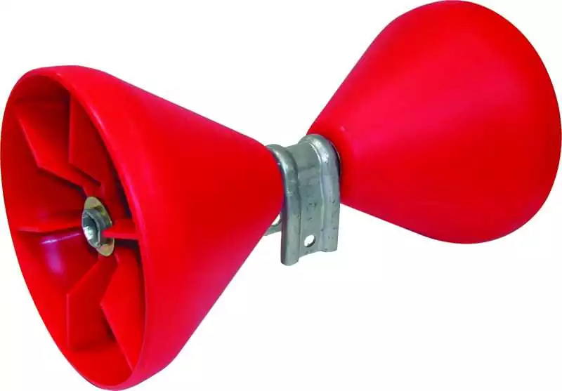 Cône seul rouge diamètre 180 mm x 55 mm Alésage 22 mm Cône seul rouge diamètre 180 mm x 55 mm Alésage 22 mm