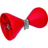 Cône seul rouge diamètre 180 mm x 55 mm Alésage 22 mm