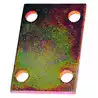 Plaquette d'assemblage 60 X 30 mm 4 trous