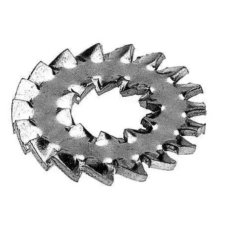 Boite de 25 rondelles éventail Inox A4 diamètre 6,4mm