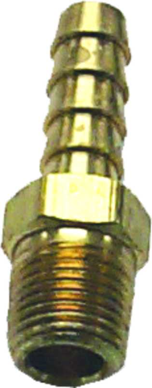 Raccord essence annelé en laiton filetage 1/8 mâle NPT pour tuyau 6mm