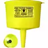Entonnoir carburant NOIR diamètre 216 mm 50 L/MN filtre inox intégré de 75 microns