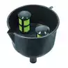 Entonnoir carburant NOIR diamètre 216 mm 50 L/MN filtre inox intégré de 75 microns