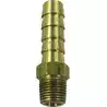 Raccord cannelé laiton Filetage 1/8 mâle NPT pour tuyau 10mm