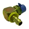Raccord coudé 90 degre flexible de 10 mm 3/4 NPT cannelés