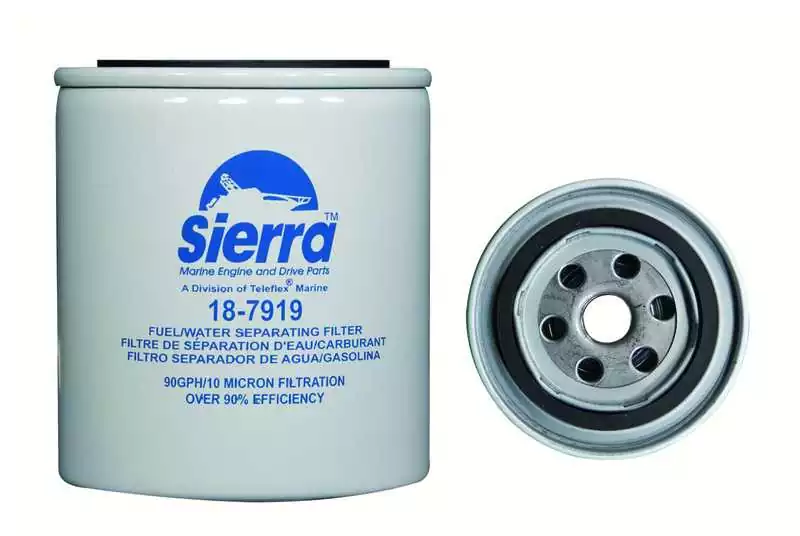 Tête de filtre essence séparateur 10 microns avec entrée sortie 1/4" NPT