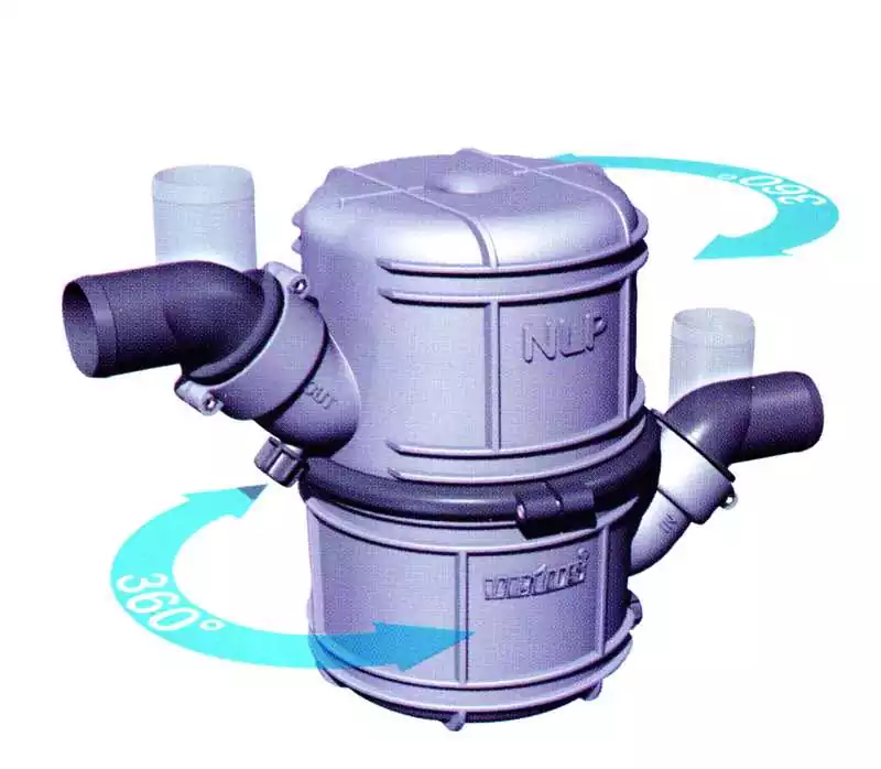 Waterlock NLP50 orientable 360 tuyau 51mm boite à eau échappement