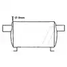 Silencieux THOR Puissance moteur 35cv Capacité 3L entrée/sortie 38mm