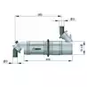 COL DE CYGNE TYPE NLPG 45MM L 490 x diam 110 mm