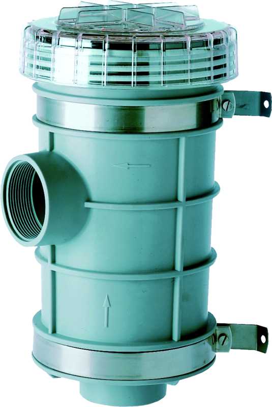 Filtres eau de mer 850 L/min Type 1320 raccordement tuyaux diamètre 50 mm