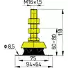 Support moteurs et groupes électrogènes Type K25 la pièce Charge maxi 35 kg 