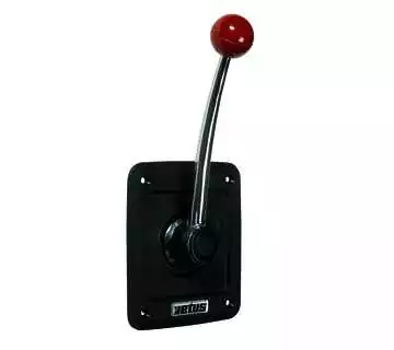 Commande moteur mono-levier pour installation sur le coté avec poignée inoxydable