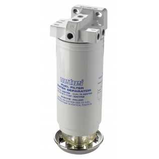 Filtres séparateur eau/carburant débit 460 L/H CE/ABYC simple 10 microns