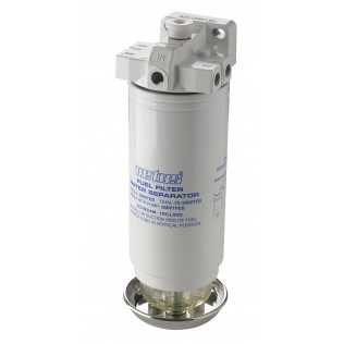 Filtres séparateur eau/carburant débit 460 L/H avec pompe CE/ABYC simple 10 microns