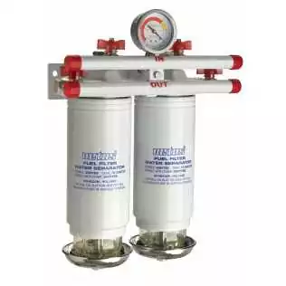 Filtres séparateur eau/carburant débit 800 L/H CE/ABYC double 10 microns