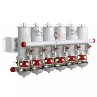 Filtres séparateur eau/carburant débit 60L/min CE/ABYC 6 en ligne 30 microns