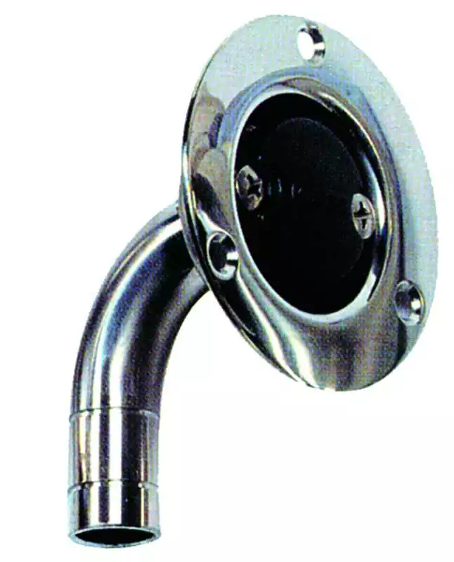 Réniflard acier inoxydable coudé diamètre 16 mm évent coudé inox