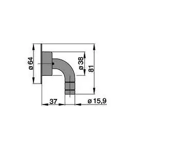 Réniflard acier inoxydable droit diamètre 16 mm