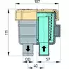 Filtres à eau de mer 80 L/min Type 140 raccordement tuyaux 15,9mm
