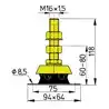 Support moteur type K25 la piece Charge maxi 25 kg