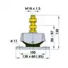 Support moteur type K40 la piece Charge maxi 40 kg