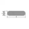 Prise d'aspiration d'air inox 316 Longueur 300mm type ASV 20 0,83dm3