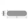 Prise d'aspiration d'air inox 316 Longueur 590mm SSV 70 2,83dm3