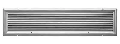 Prise d'aspiration d'air aluminium anodisé poli 360x130mm type ASVREC 30