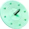 Kit rondelles pour fixation de plaques d'isolation 15 pieces de 50 mm