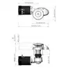 Guindeau Maxwell chaîne  10 mm cordage 16 mm 12V 1200W