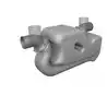 Waterlock synthétique LSS50 diam 50 mm coudes d'entrée et de sortie orientables