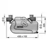 Waterlock synthétique LSS45 diam 45 mm coudes d'entrée et sortie orientables