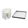 Panneau en Poly-wood blanc 1220 x 2440 x 18 mm