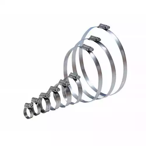 Collier inox diamètre 130-150mm acier inoxydable