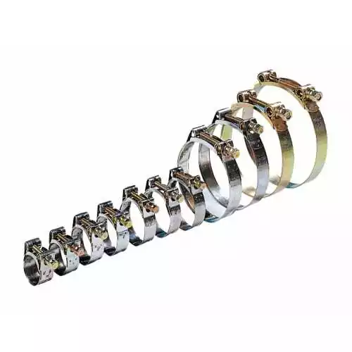 Collier de serrage robuste diamètre 187-200mm acier galvanisé