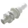 Passe-cloison Delrin pour tuyau diamètre 28mm 1 1/8"
