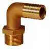 Raccord cannelé laiton coude à 90 degrés G1" diamètre 25mm