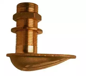 Passe-coque à crépine laiton 1" pouces raccord tuyau 25 mm
