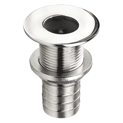 Passe coque inox flush finition polie 1'' pouces diamètre tuyau 25mm