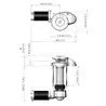 Guindeau RC8-6 165TDC barbotin chaine 6-7 mm cordage 12mm