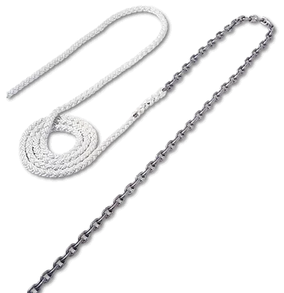 20 m de chaine 8mm avec 100m cordage tressé 8 brins 14mm