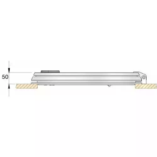 Capot de pont Libero 500 x 370 mm angle 32 mm