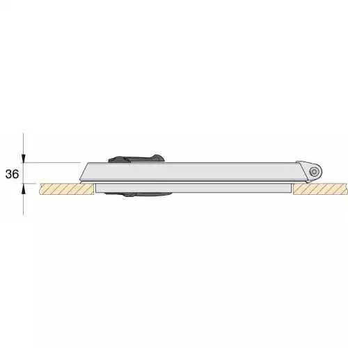Panneau de pont Magnus type 5151 dim encastr. 507 x 507 mm