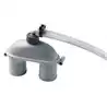 Coude anti-siphon type ASD 38 mm avec tuyau