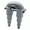 Coude anti-siphon avec clapet pour 13/19/25/32 mm