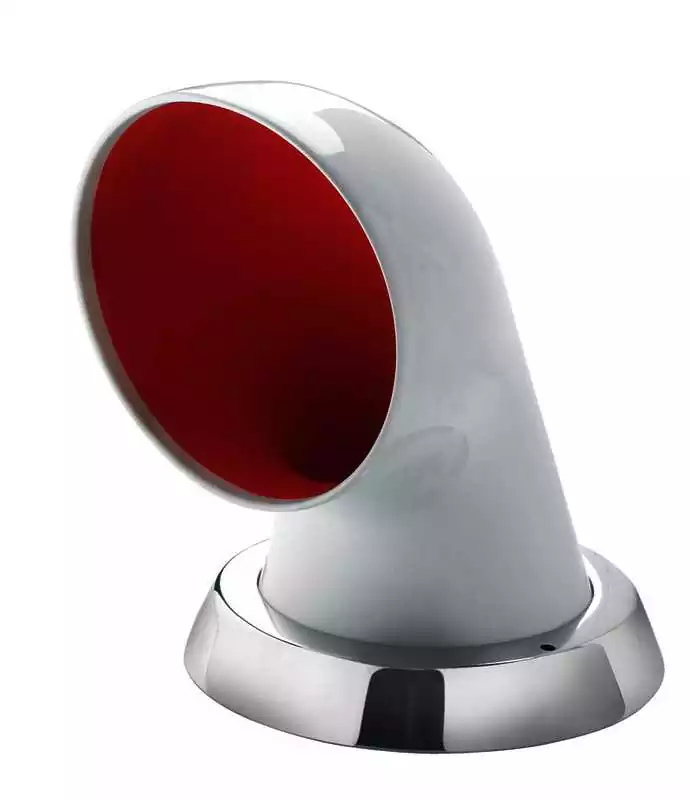 Manche à air Vétus Boreas Ø75 mm – Capot fixe avec bague inox