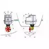 Propulseur d’étrave IP65 125 kgf 24 V Ø250 mm – Antidéflagrant