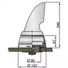 Boite dorade en inox pour manche à air diamètre 75 mm