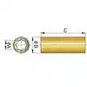 Bague hydrolube Pour arbre diam 45mm extérieur diamètre 2 3/8" longueur 180mm avec jupe en phénolique