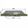 Aérateur de pont type UFO transparent grille en synthétique inclus